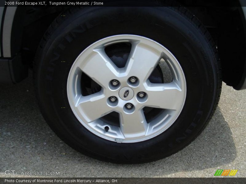 Tungsten Grey Metallic / Stone 2008 Ford Escape XLT