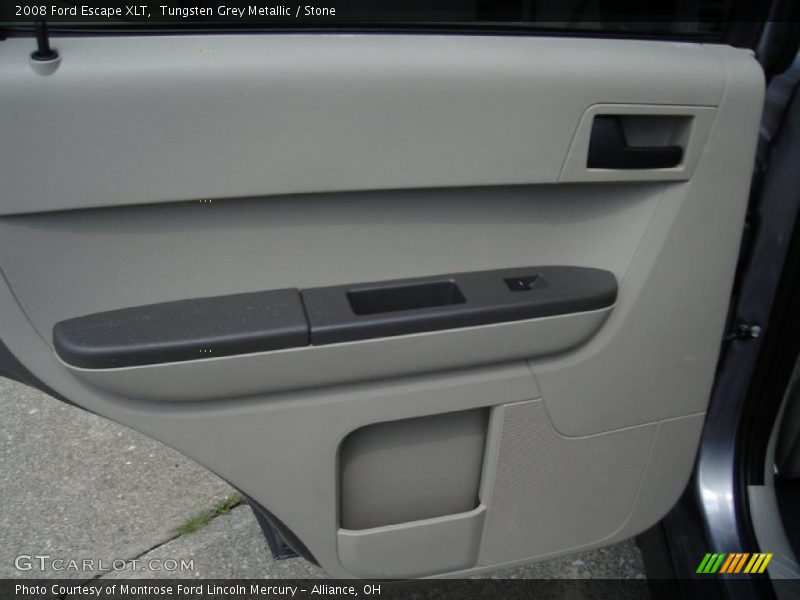 Tungsten Grey Metallic / Stone 2008 Ford Escape XLT