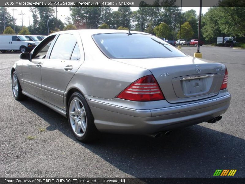 Pewter Silver Metallic / Charcoal 2005 Mercedes-Benz S 55 AMG Sedan