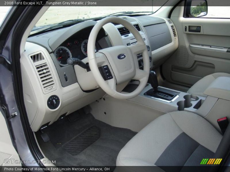 Tungsten Grey Metallic / Stone 2008 Ford Escape XLT