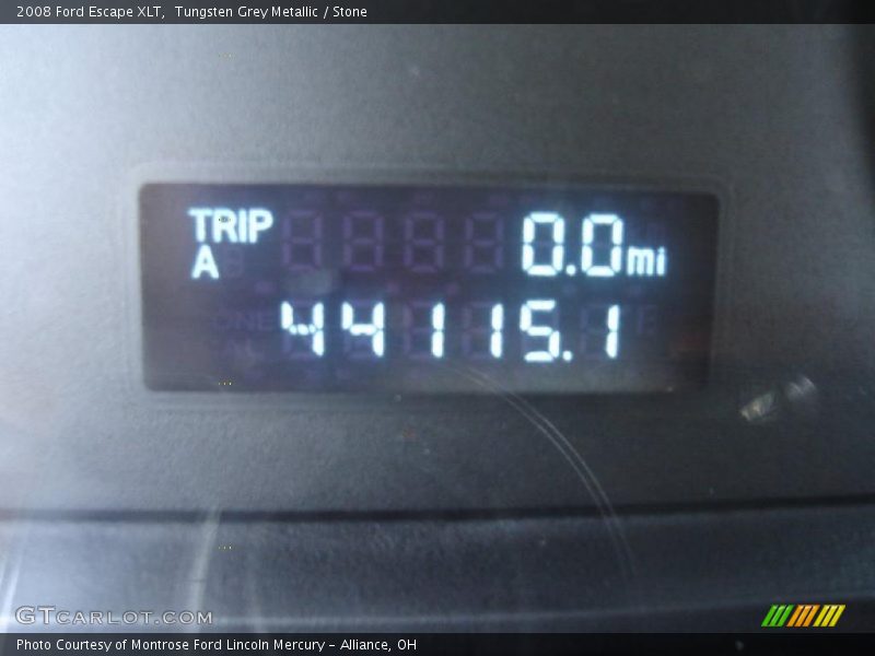 Tungsten Grey Metallic / Stone 2008 Ford Escape XLT