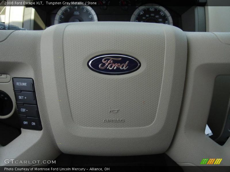 Tungsten Grey Metallic / Stone 2008 Ford Escape XLT