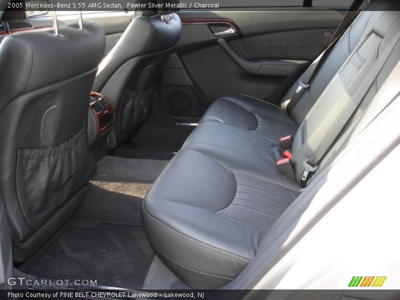 Pewter Silver Metallic / Charcoal 2005 Mercedes-Benz S 55 AMG Sedan