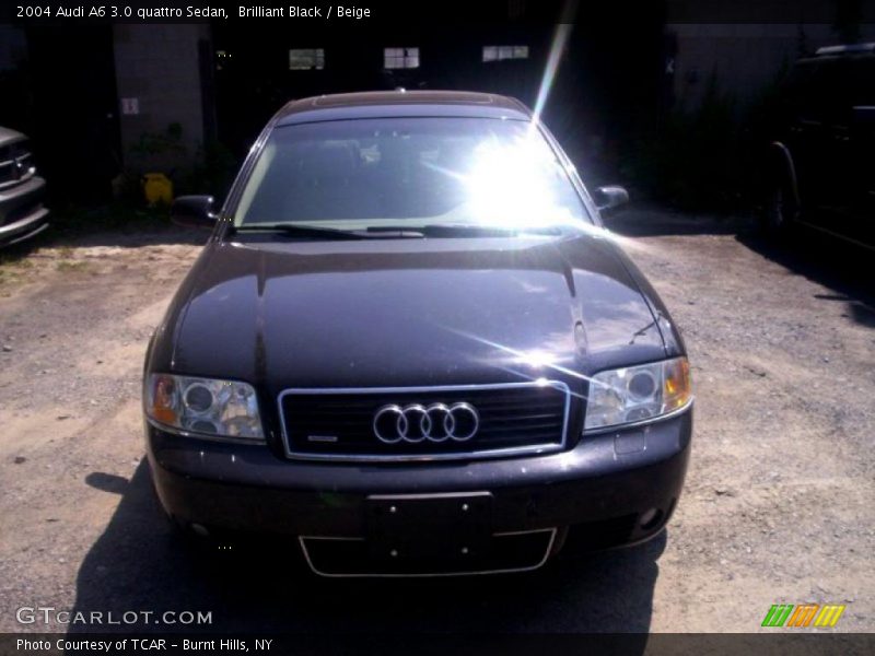 Brilliant Black / Beige 2004 Audi A6 3.0 quattro Sedan