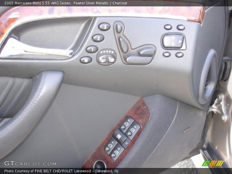 Pewter Silver Metallic / Charcoal 2005 Mercedes-Benz S 55 AMG Sedan