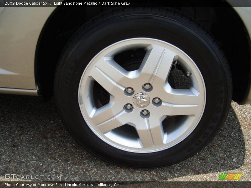 Light Sandstone Metallic / Dark Slate Gray 2009 Dodge Caliber SXT