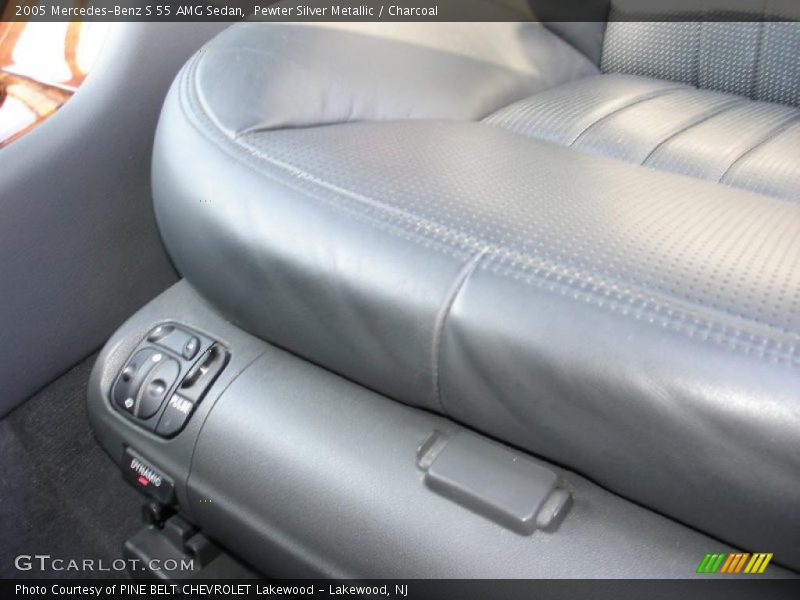 Pewter Silver Metallic / Charcoal 2005 Mercedes-Benz S 55 AMG Sedan