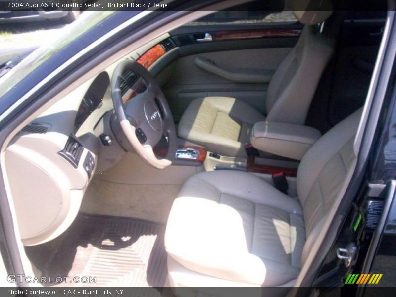 Brilliant Black / Beige 2004 Audi A6 3.0 quattro Sedan