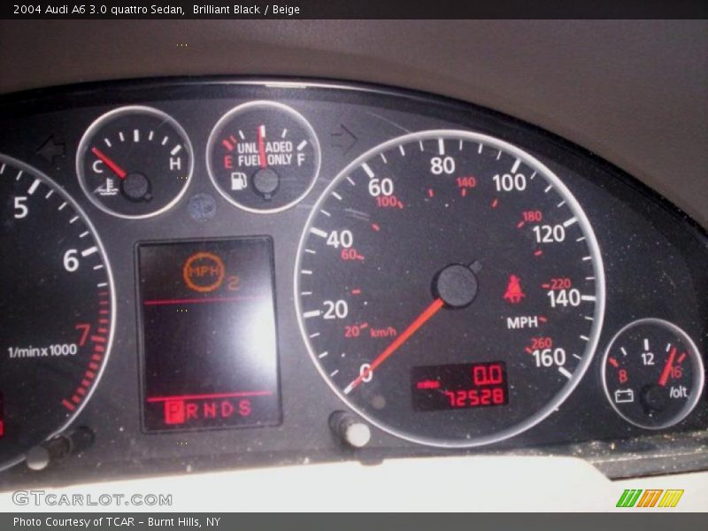 Brilliant Black / Beige 2004 Audi A6 3.0 quattro Sedan