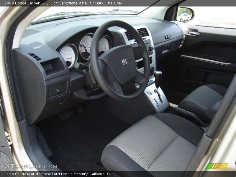 Light Sandstone Metallic / Dark Slate Gray 2009 Dodge Caliber SXT