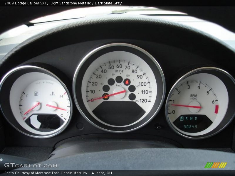 Light Sandstone Metallic / Dark Slate Gray 2009 Dodge Caliber SXT