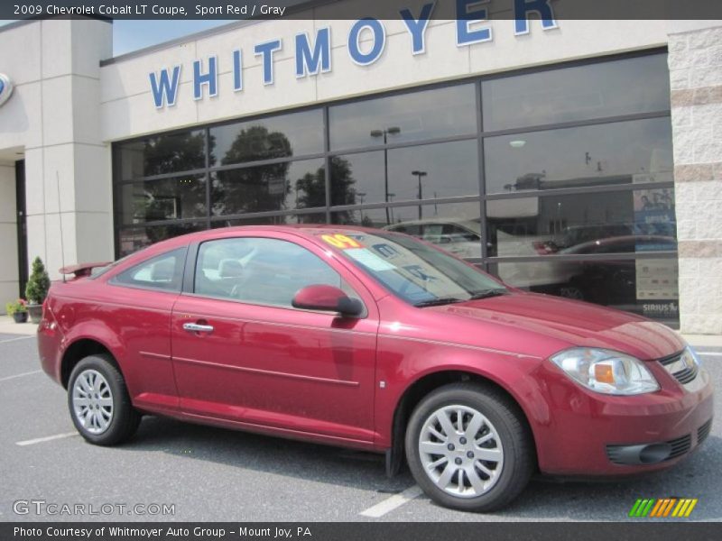 Sport Red / Gray 2009 Chevrolet Cobalt LT Coupe