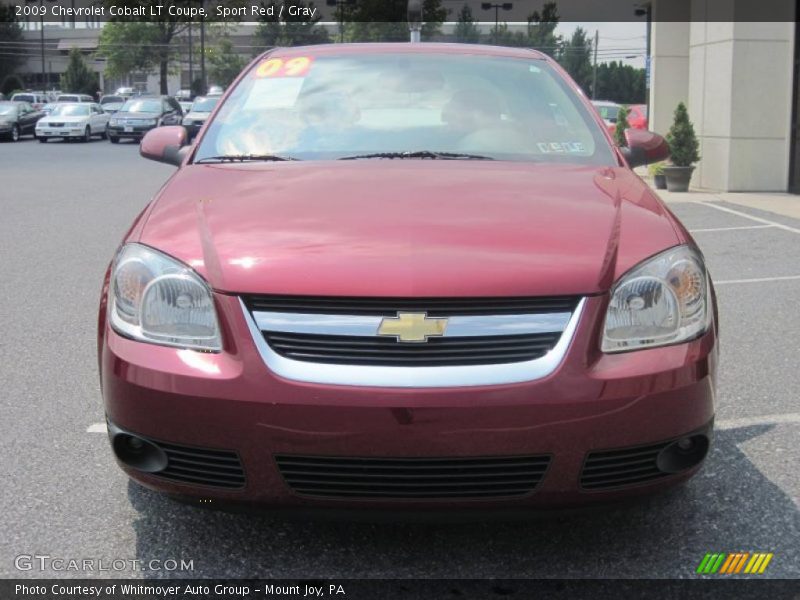 Sport Red / Gray 2009 Chevrolet Cobalt LT Coupe
