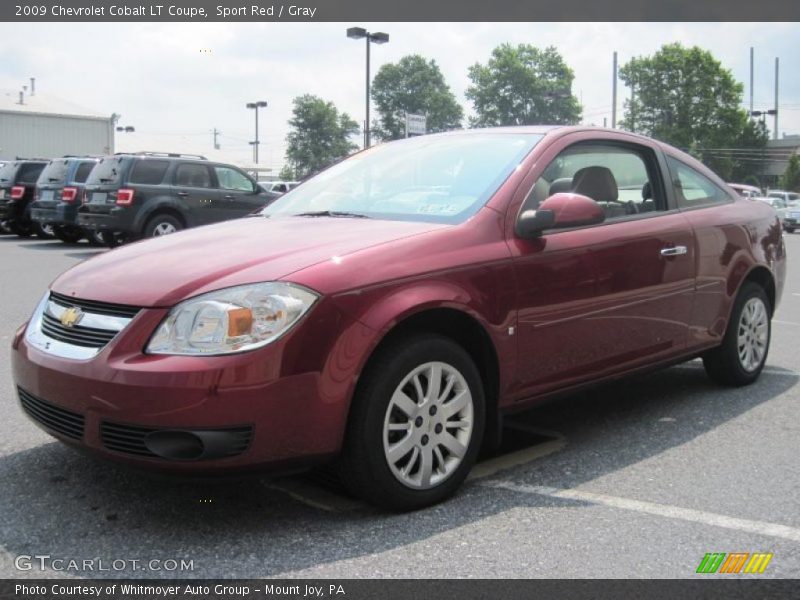 Sport Red / Gray 2009 Chevrolet Cobalt LT Coupe