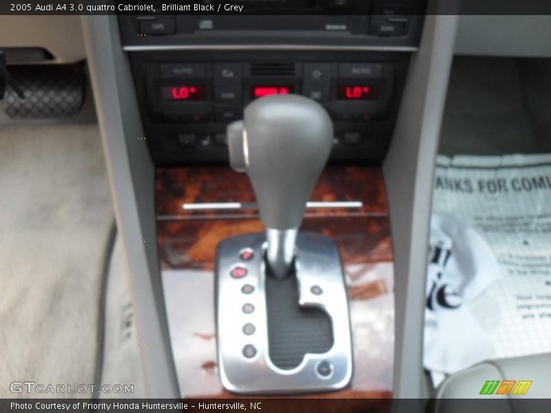 Brilliant Black / Grey 2005 Audi A4 3.0 quattro Cabriolet