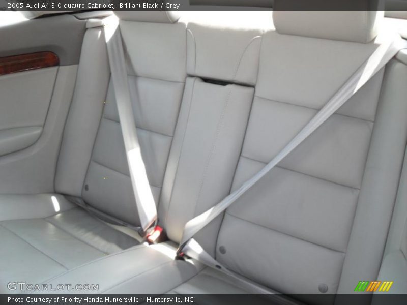 Brilliant Black / Grey 2005 Audi A4 3.0 quattro Cabriolet