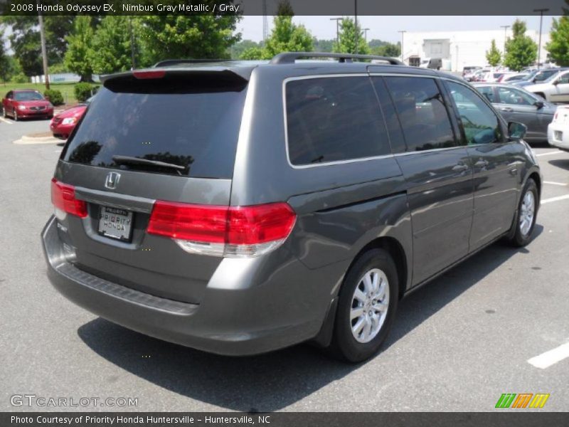 Nimbus Gray Metallic / Gray 2008 Honda Odyssey EX