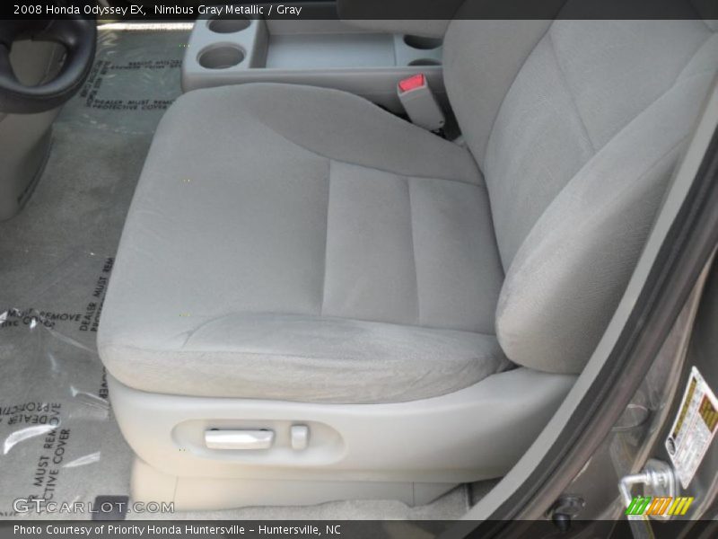 Nimbus Gray Metallic / Gray 2008 Honda Odyssey EX