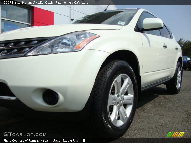 Glacier Pearl White / Cafe Latte 2007 Nissan Murano S AWD