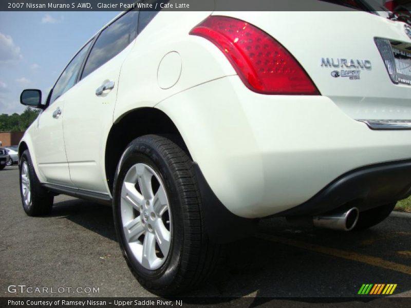 Glacier Pearl White / Cafe Latte 2007 Nissan Murano S AWD