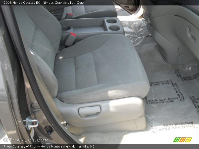 Nimbus Gray Metallic / Gray 2008 Honda Odyssey EX