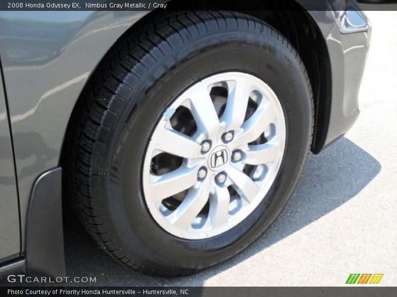 Nimbus Gray Metallic / Gray 2008 Honda Odyssey EX