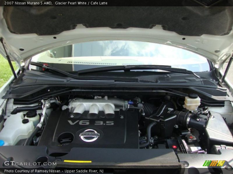 Glacier Pearl White / Cafe Latte 2007 Nissan Murano S AWD