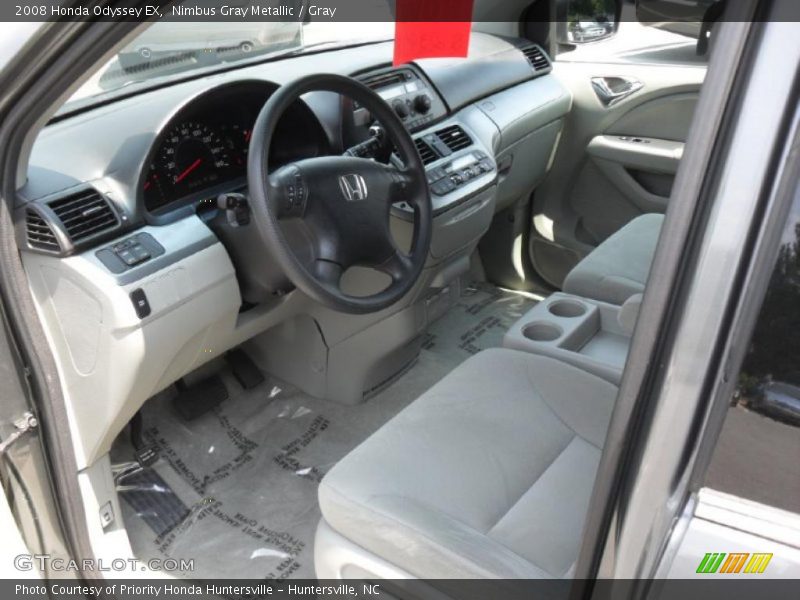Nimbus Gray Metallic / Gray 2008 Honda Odyssey EX