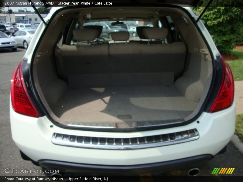 Glacier Pearl White / Cafe Latte 2007 Nissan Murano S AWD