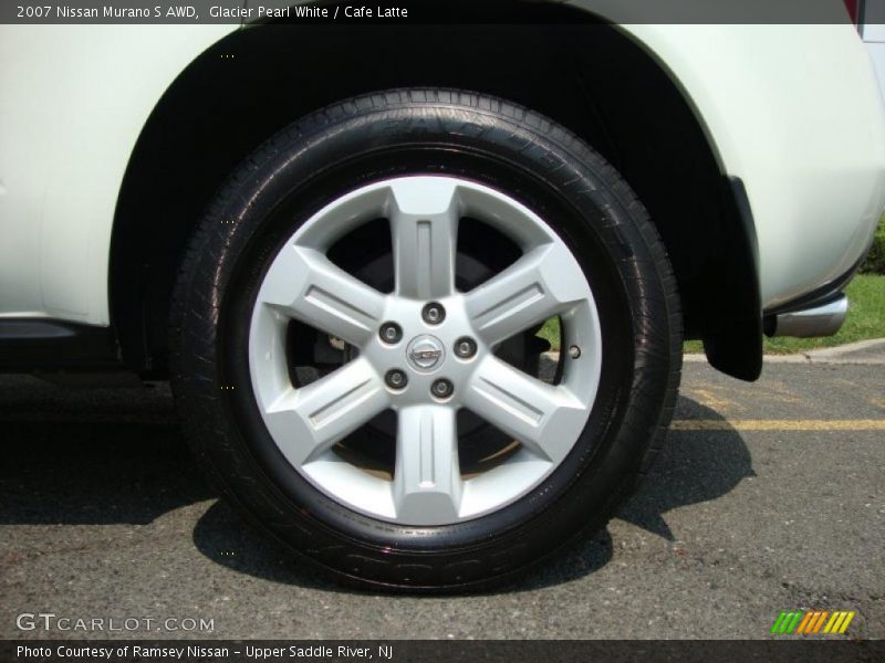 Glacier Pearl White / Cafe Latte 2007 Nissan Murano S AWD