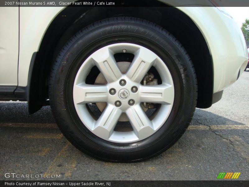 Glacier Pearl White / Cafe Latte 2007 Nissan Murano S AWD