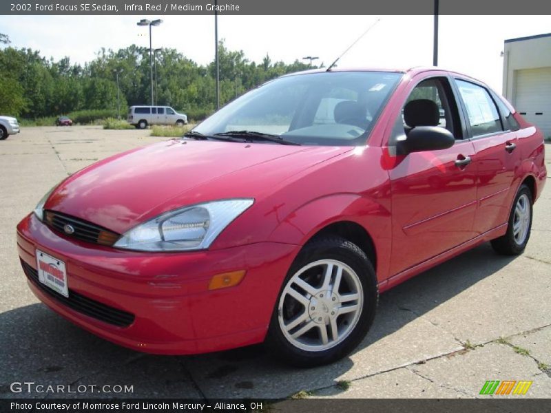 Infra Red / Medium Graphite 2002 Ford Focus SE Sedan