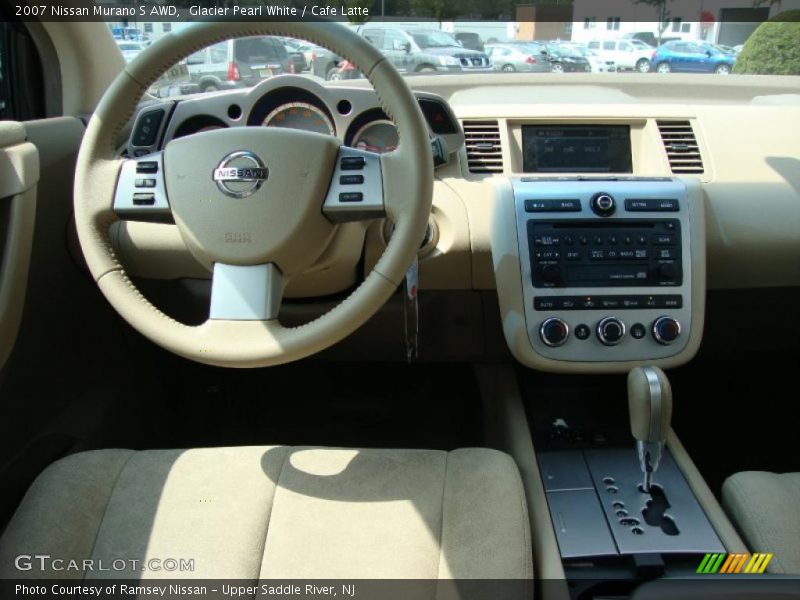 Glacier Pearl White / Cafe Latte 2007 Nissan Murano S AWD