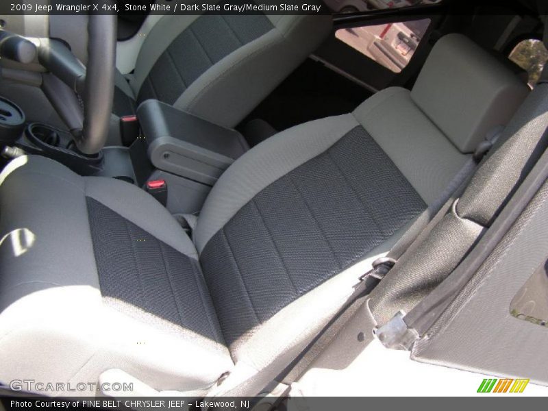 Stone White / Dark Slate Gray/Medium Slate Gray 2009 Jeep Wrangler X 4x4