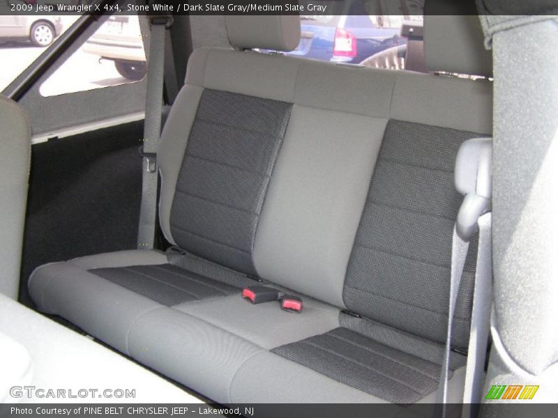 Stone White / Dark Slate Gray/Medium Slate Gray 2009 Jeep Wrangler X 4x4