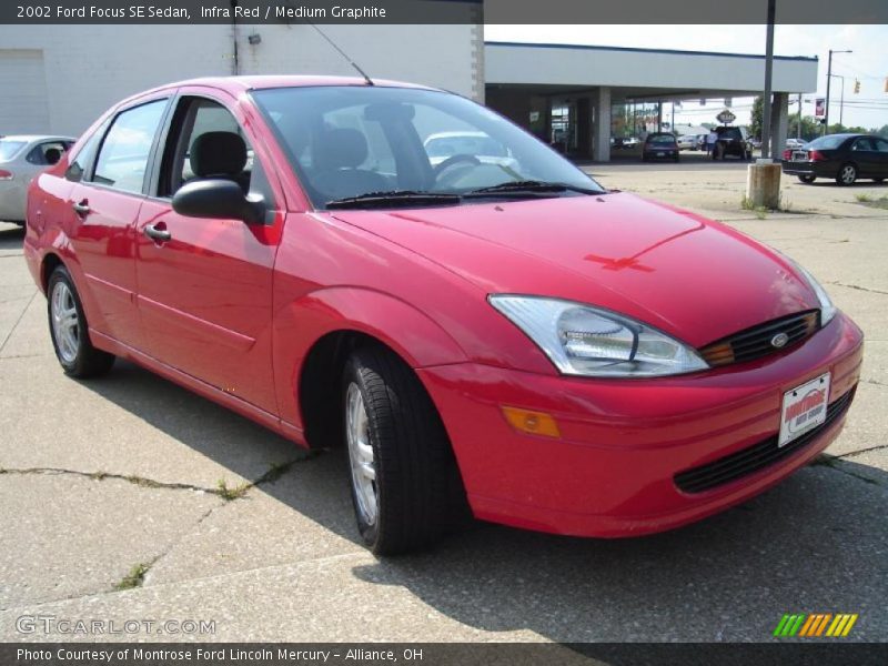 Infra Red / Medium Graphite 2002 Ford Focus SE Sedan