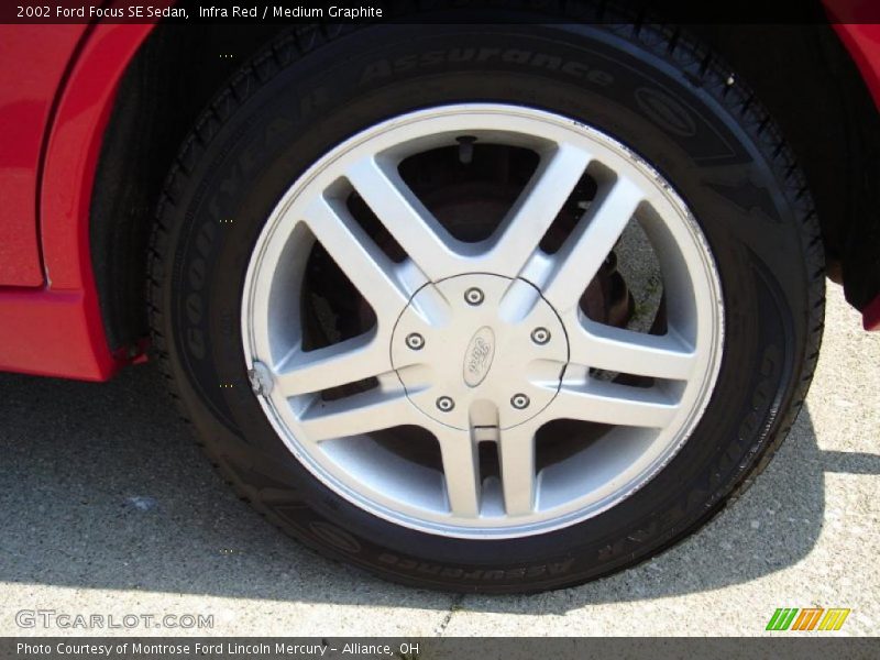Infra Red / Medium Graphite 2002 Ford Focus SE Sedan
