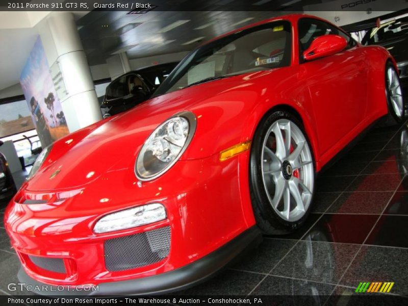 Guards Red / Black 2011 Porsche 911 GT3 RS