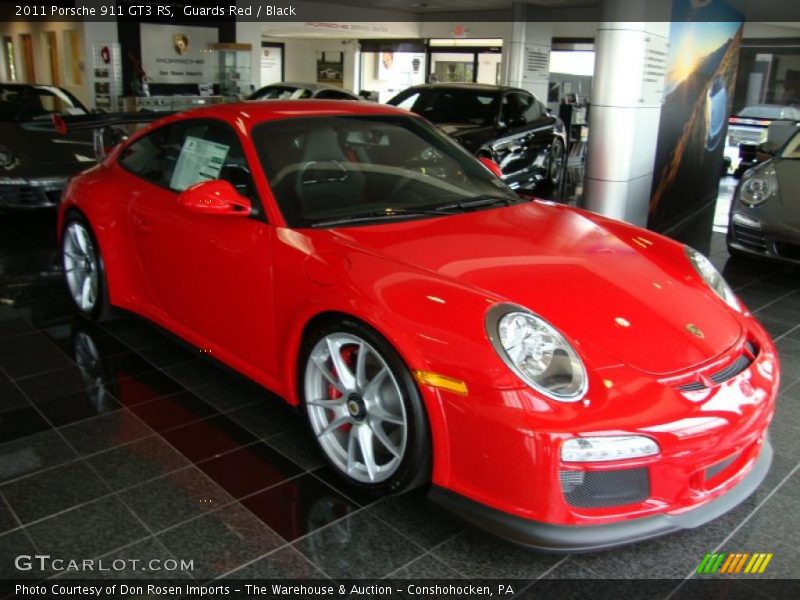 Guards Red / Black 2011 Porsche 911 GT3 RS