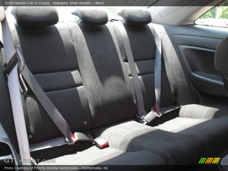 Alabaster Silver Metallic / Black 2008 Honda Civic Si Coupe