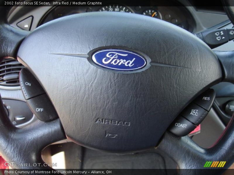 Infra Red / Medium Graphite 2002 Ford Focus SE Sedan
