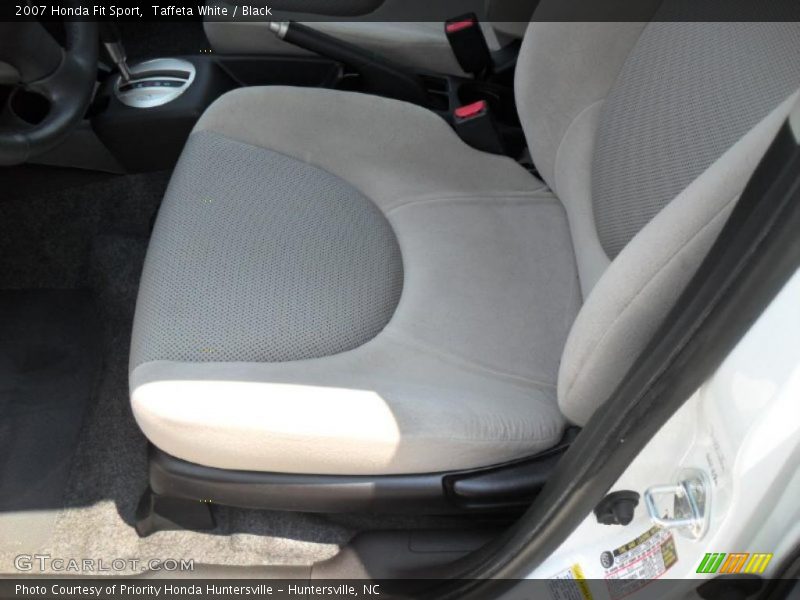 Taffeta White / Black 2007 Honda Fit Sport