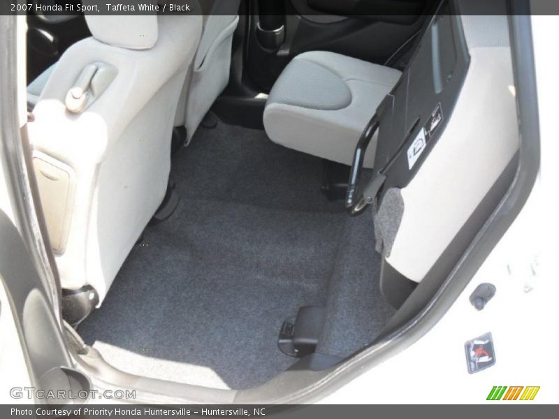 Taffeta White / Black 2007 Honda Fit Sport