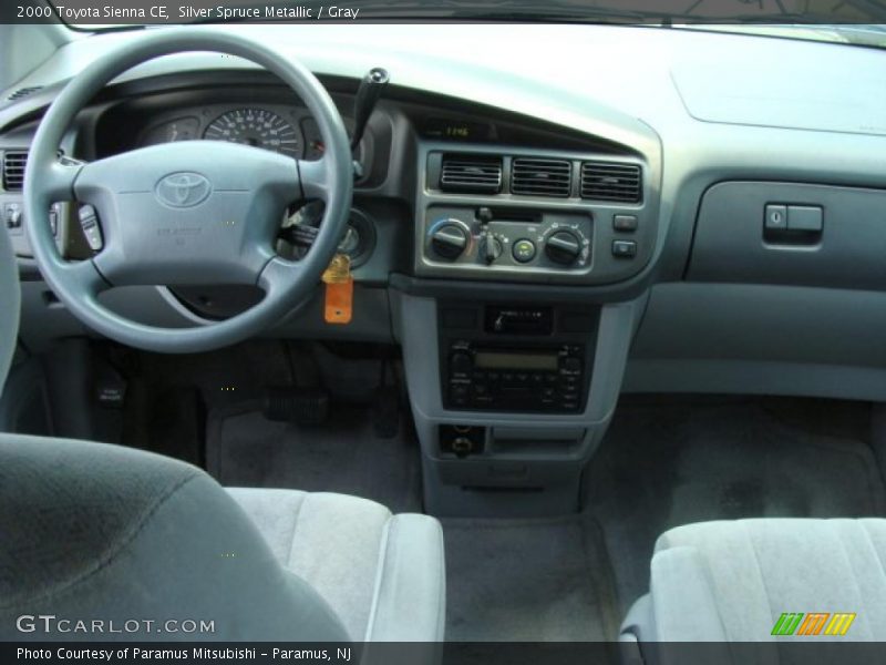 Silver Spruce Metallic / Gray 2000 Toyota Sienna CE