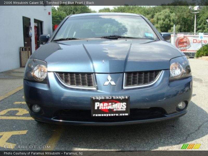 Torched Steel Blue Pearl / Black 2006 Mitsubishi Galant SE