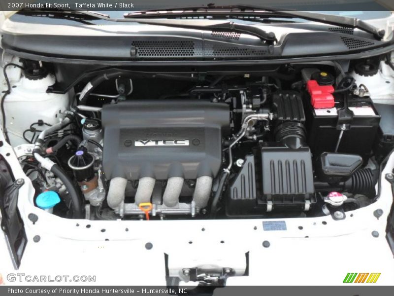 Taffeta White / Black 2007 Honda Fit Sport