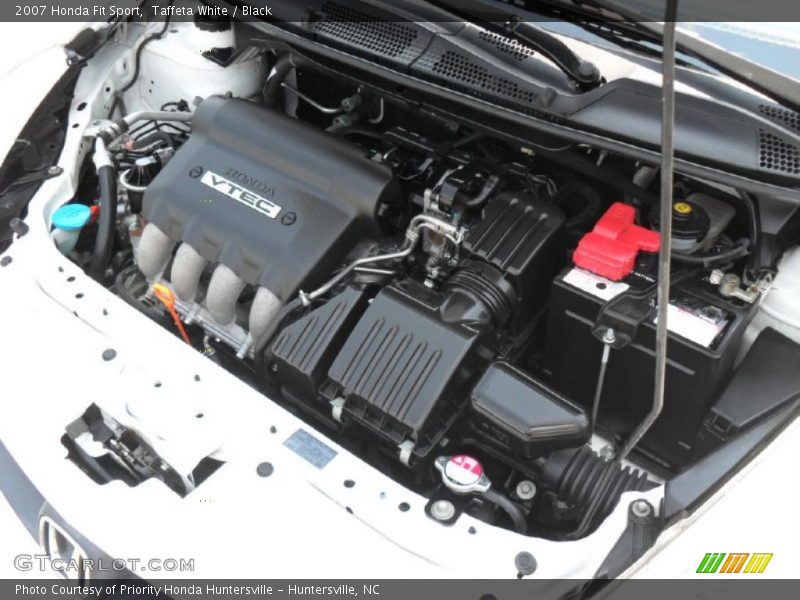 Taffeta White / Black 2007 Honda Fit Sport