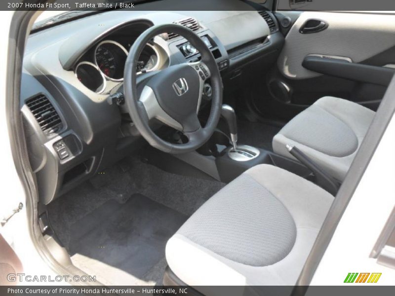 Taffeta White / Black 2007 Honda Fit Sport