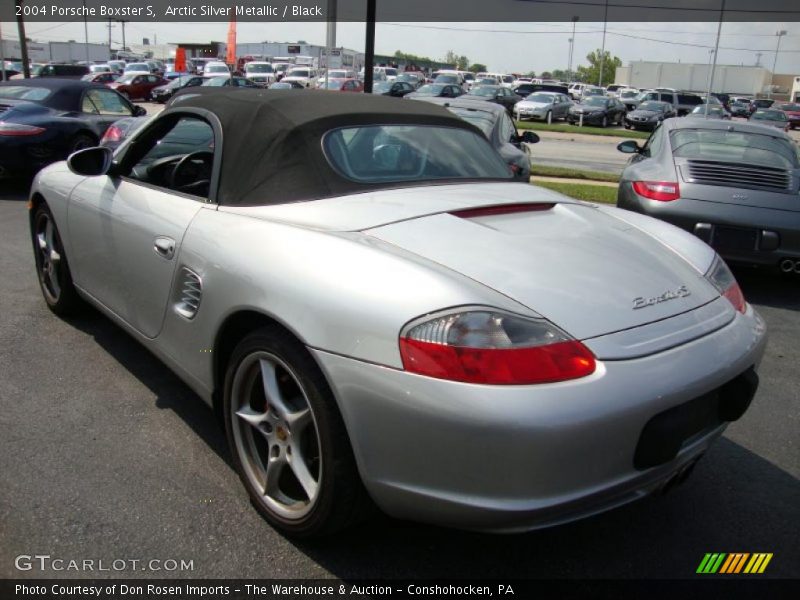 Arctic Silver Metallic / Black 2004 Porsche Boxster S