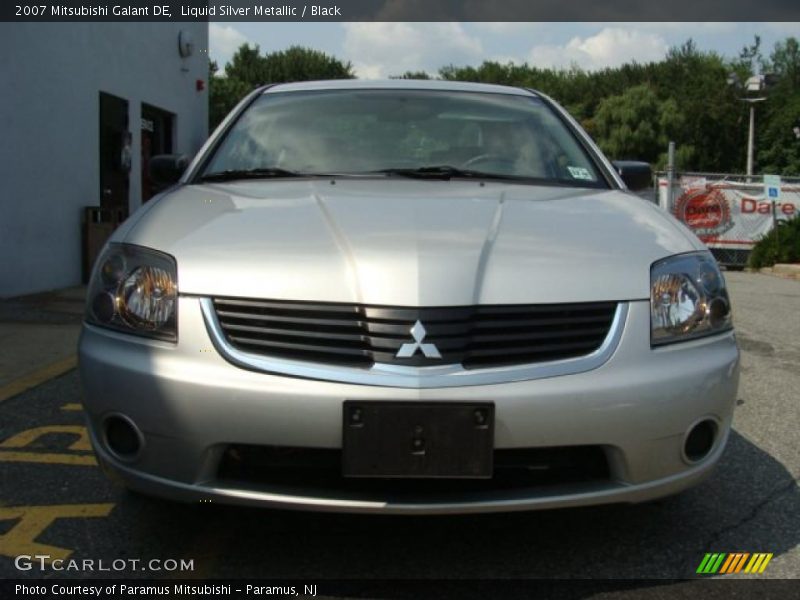 Liquid Silver Metallic / Black 2007 Mitsubishi Galant DE